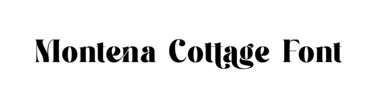 Montena Cottage Font download