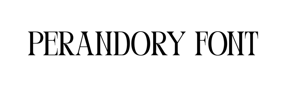 Perandory Font free download