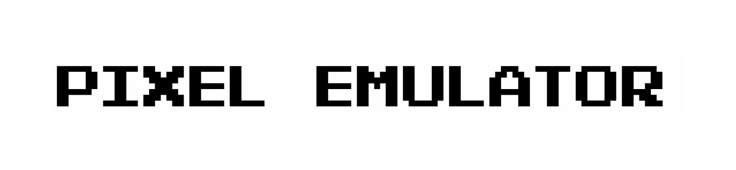Pixel Emulator font download