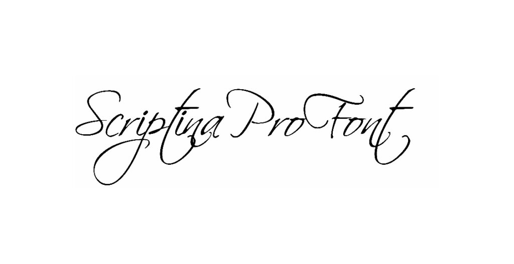 Scriptina Pro Font | DafontStyle