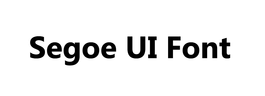 Segoe UI Font free download