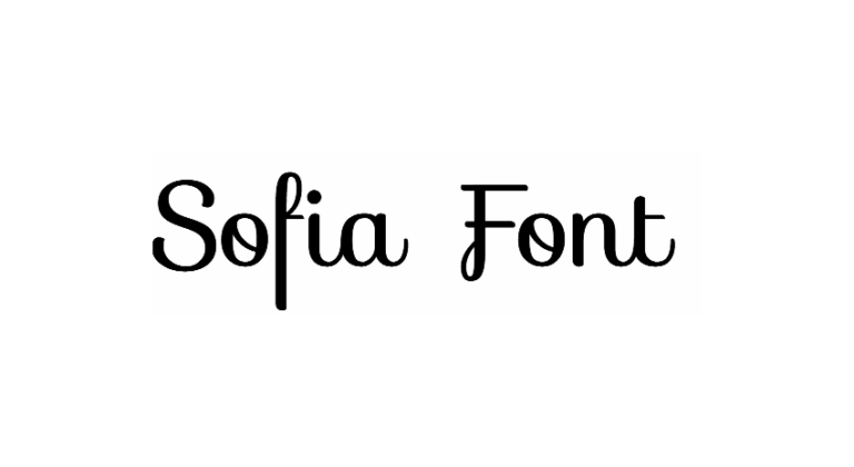 Sofia font download free