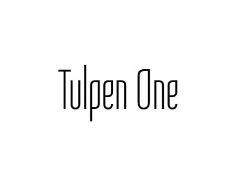 Tulpen One font download