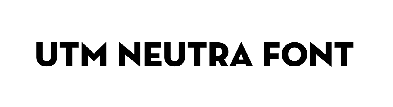 Utm neutra font