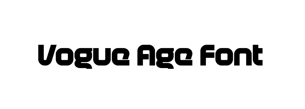 Vogue Age Font free download