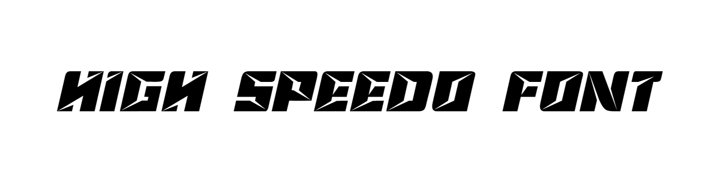 High Speed 3D Font Download