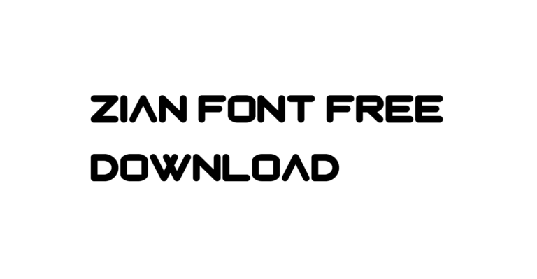 Zian Font Download, #DJ Font