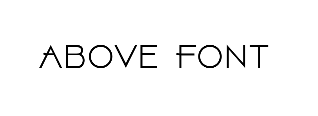 Above Font free download