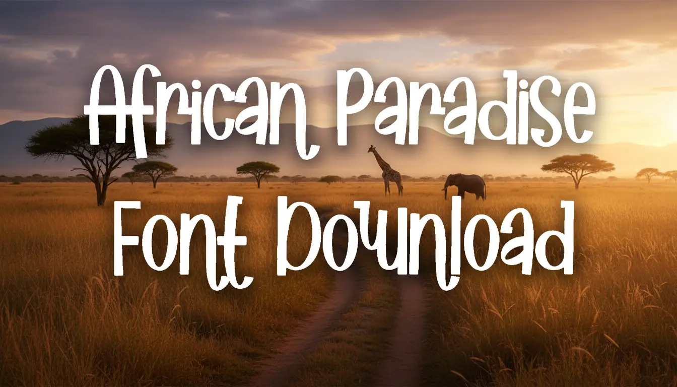 African Paradise Font Download