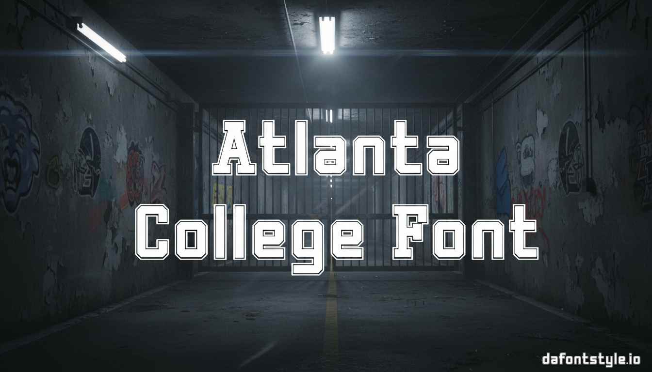 Atlanta College Font download