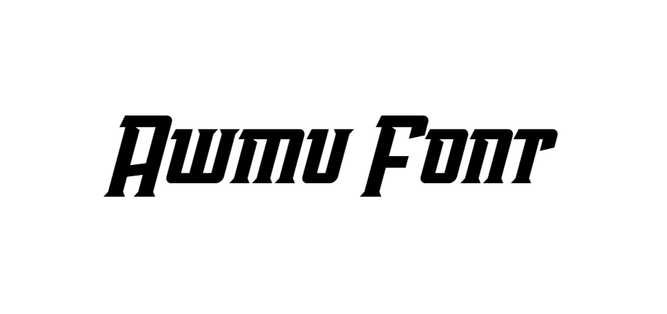 Awmu Font free download