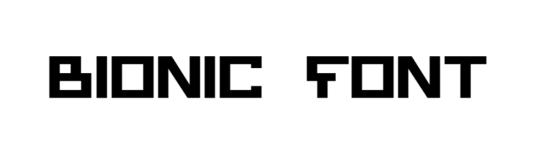 Bionic Font download