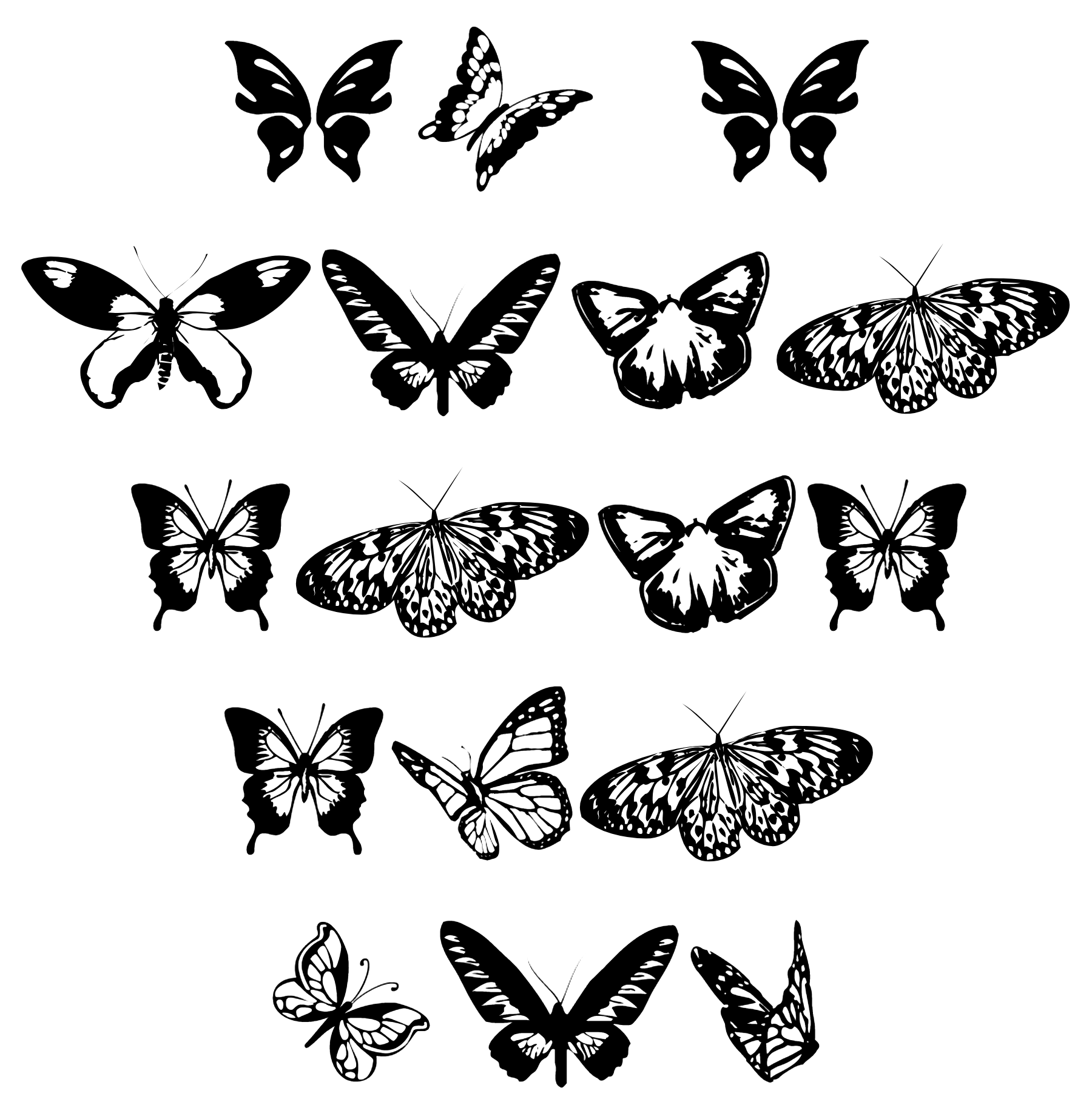 Butterflies font download
