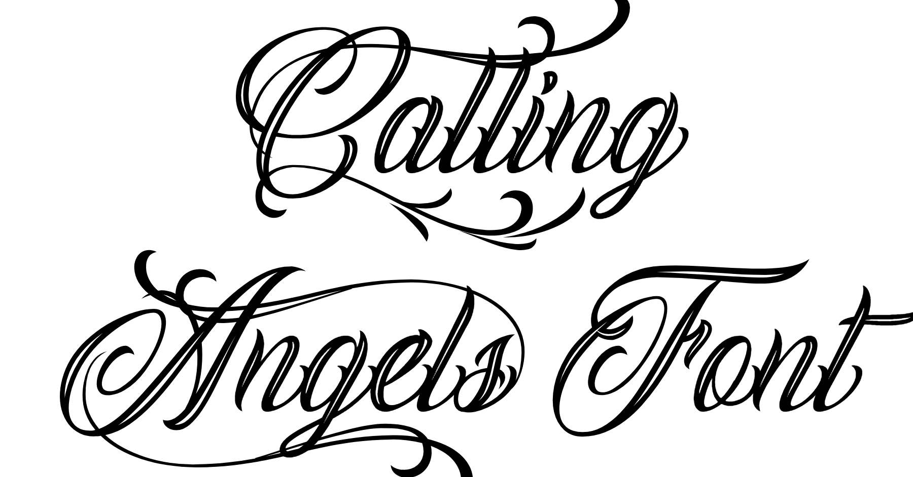 Calling Angels Font free download