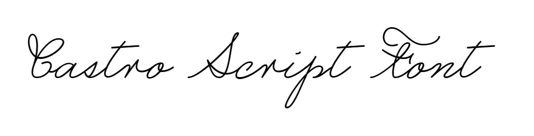 Castro Script Font free download