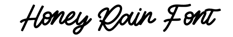 Honey Rain Font free download