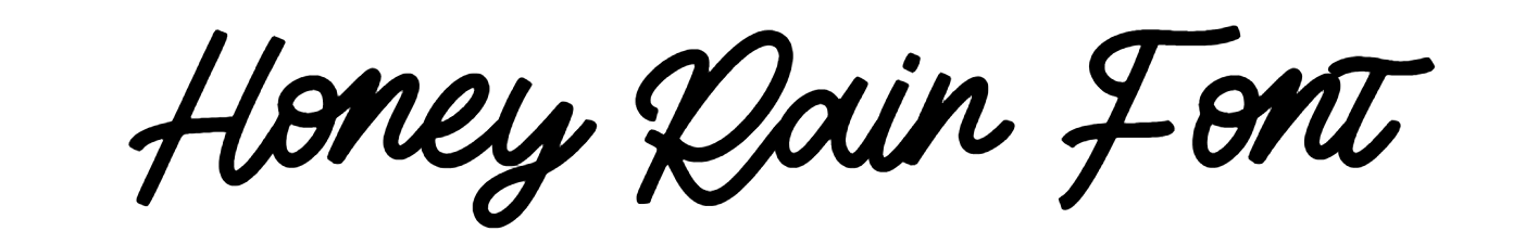 Honey Rain Font free download