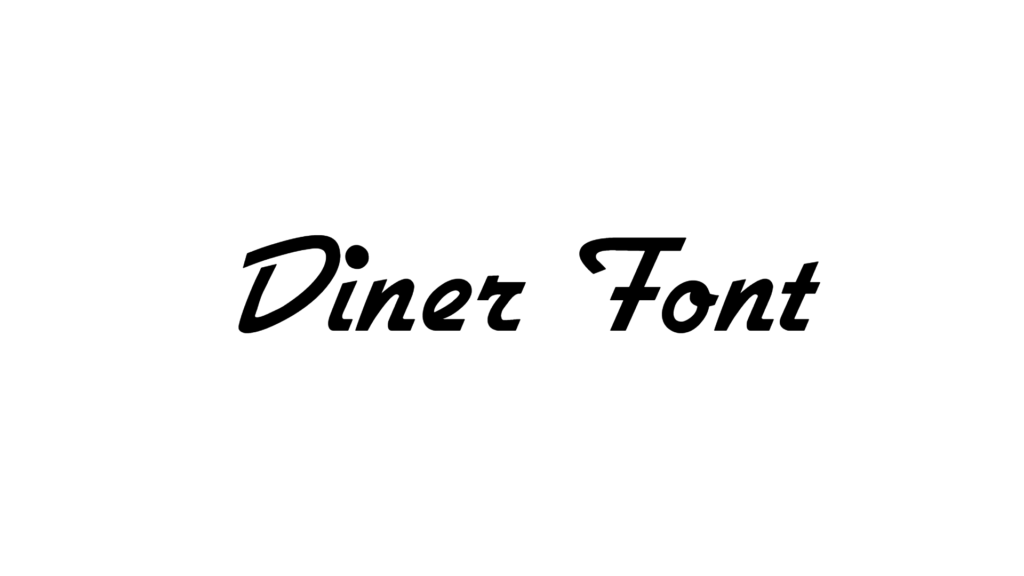 Diner Font