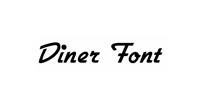 Diner Font Download
