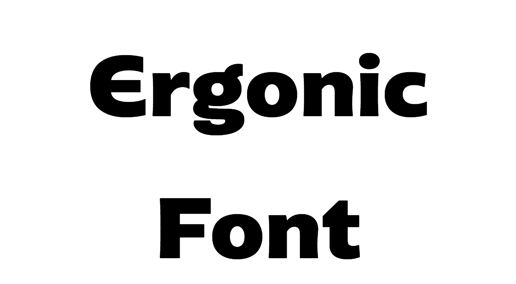 Ergonic Font download