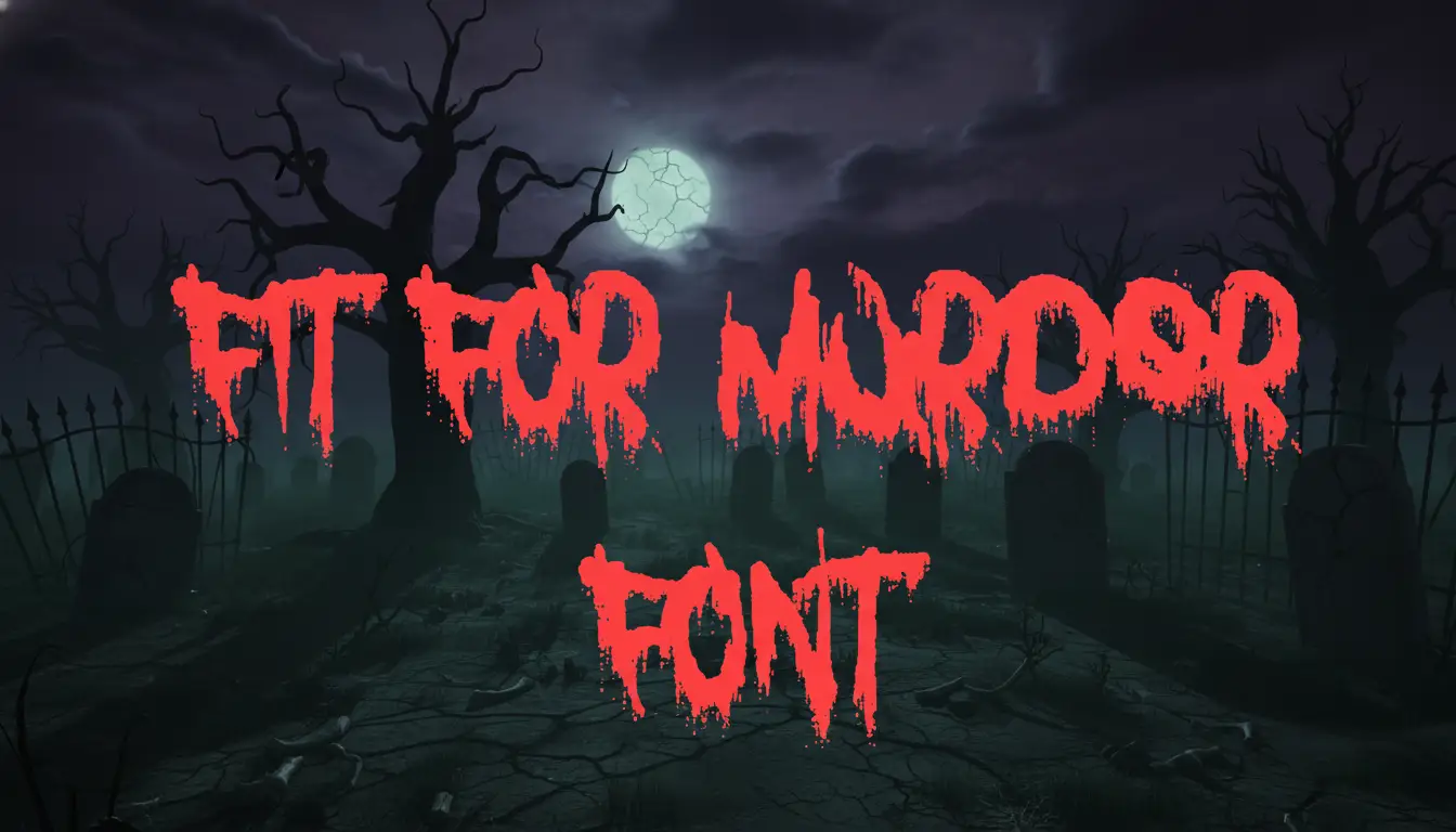 Fit for Murder Font