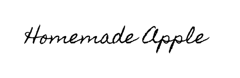 Homemade Apple font