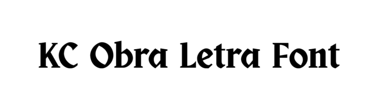 KC Obra Letra Font | DafontStyle