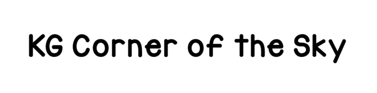 KG Corner of the Sky Font download