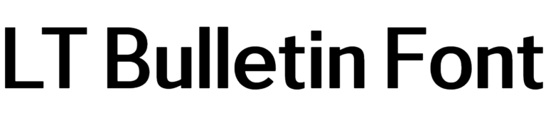 LT Bulletin Font preview