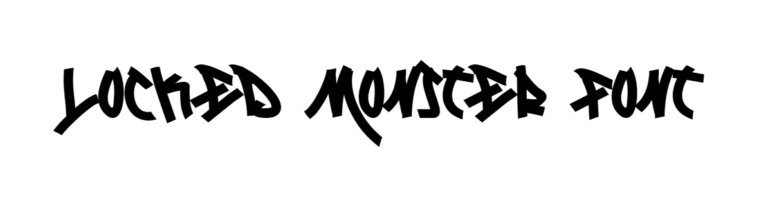 Locked Monster Font download