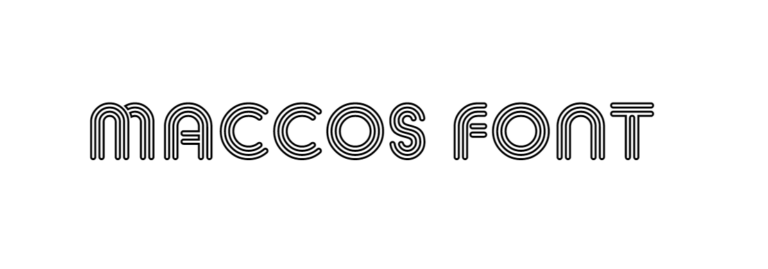 MACCOS Font download
