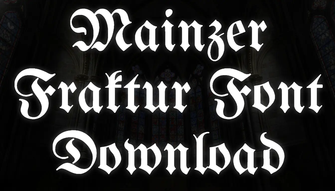Mainzer Fraktur Font Download