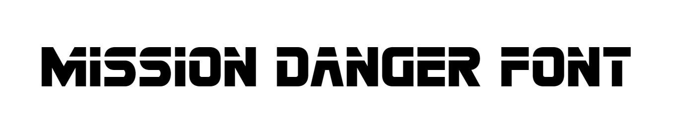 Mission Danger Font download