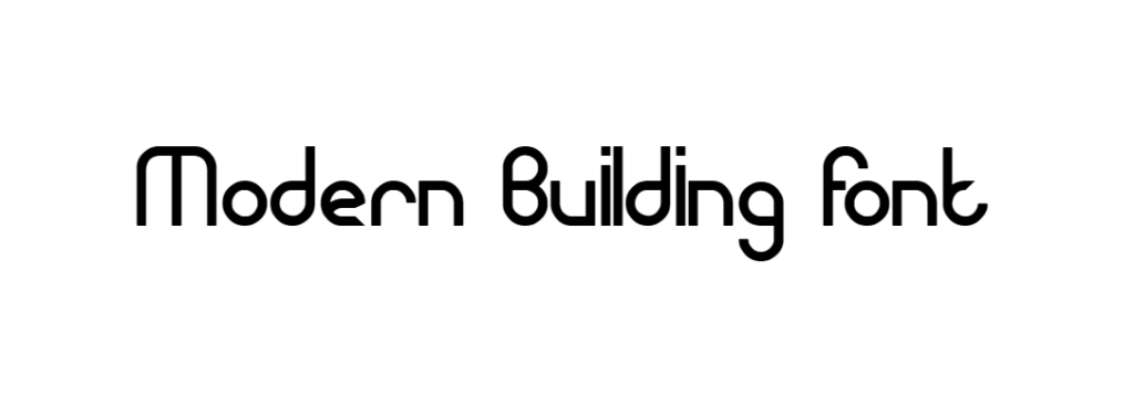 Build Font Style Modern Building Font | DafontStyle
