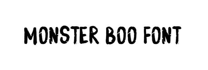 Monster Boo font download