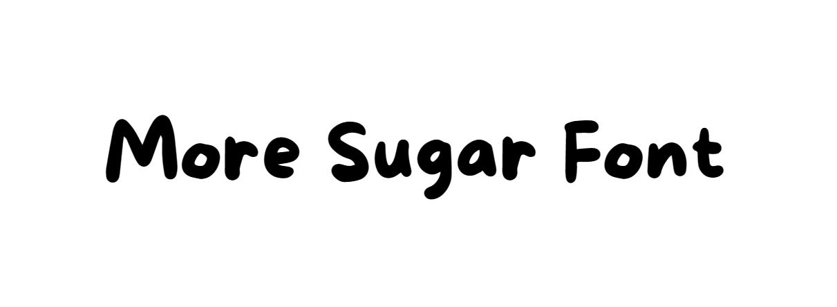 More sugar font free download