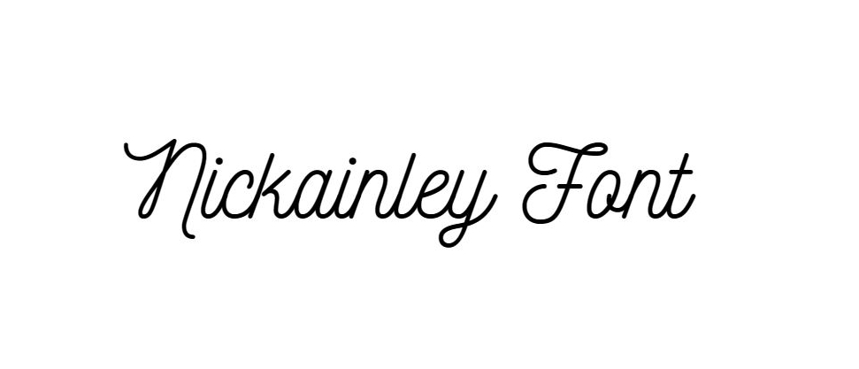 Nickainley Font download