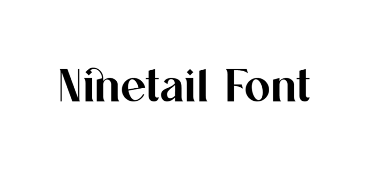 Ninetail Font download, Ninetail Serif font download