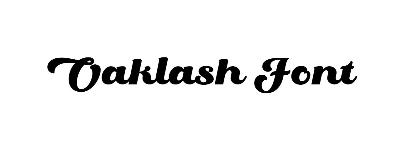 Oaklash Font free download
