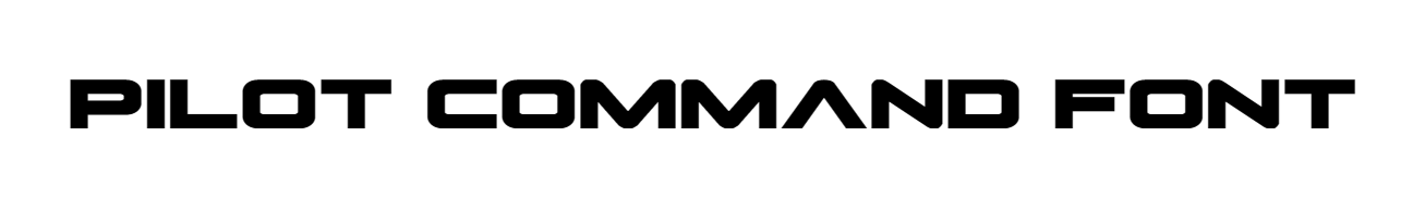 Pilot Command font free download