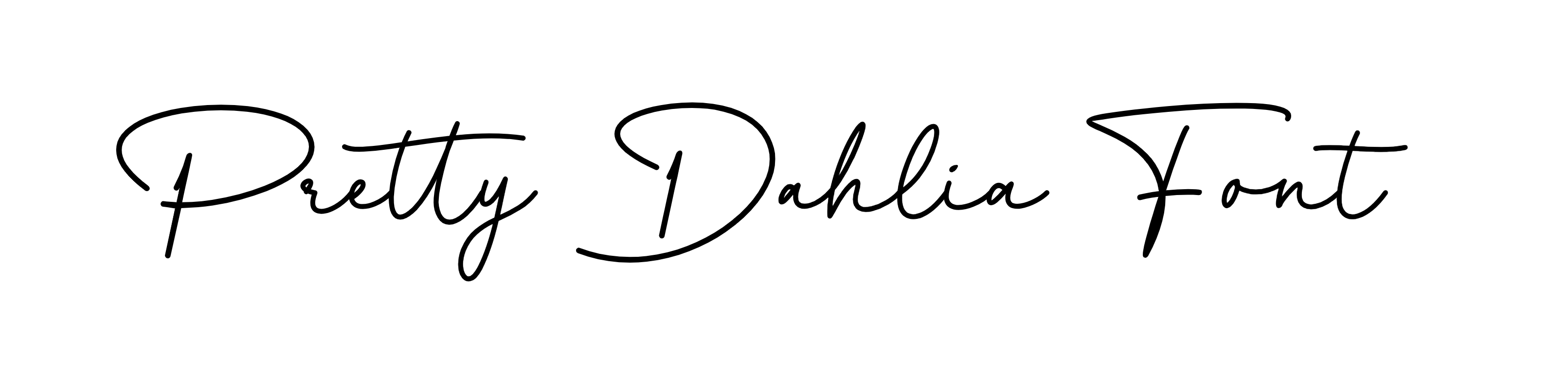 Pretty Dahlia Font Download
