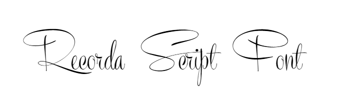 Recorda Script Font free download