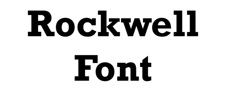 Rockwell Font