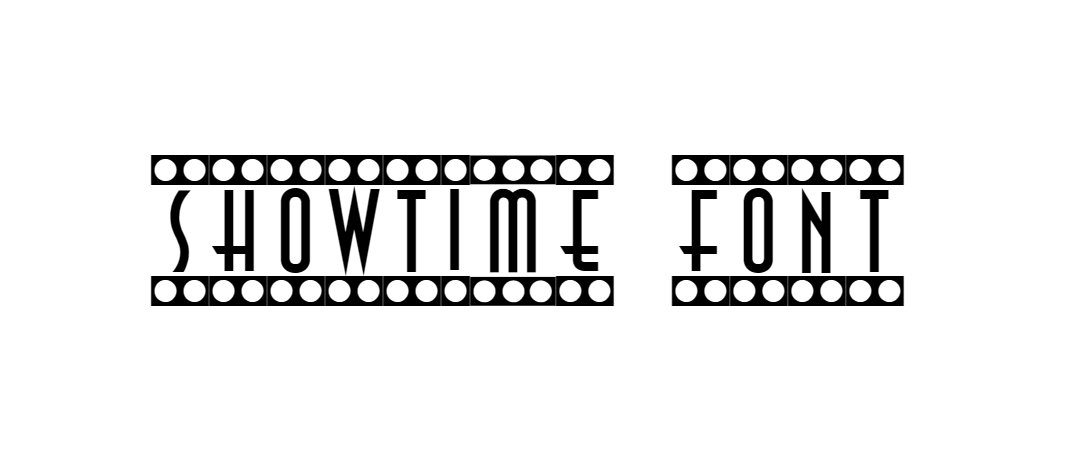 Show time hollywood Font, #nightclub, #showtime
