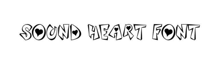 Sound Heart Font download