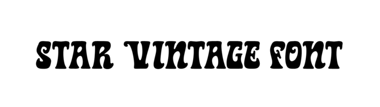 Star Vintage font download