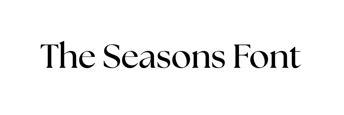 The Seasons Font free download