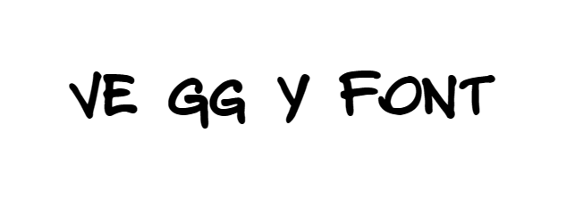 VE Gg Y Font Download