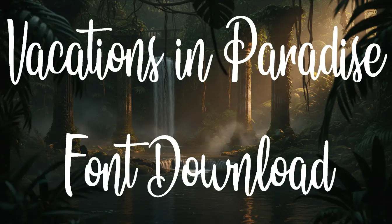 Vacations in Paradise Font Download