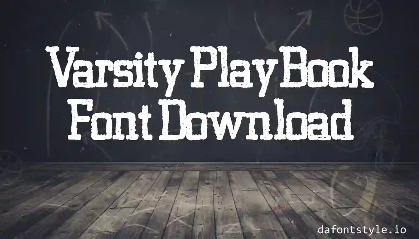 Varsity PlayBook Font Download